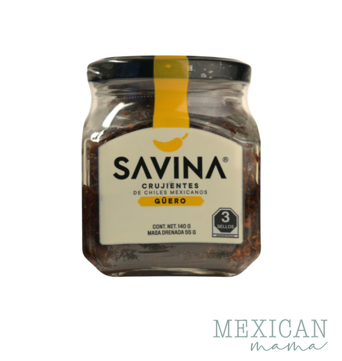 Savina Crujiente De Chile Güero / Chile Guero Chilli Oil 140g – Mexican ...