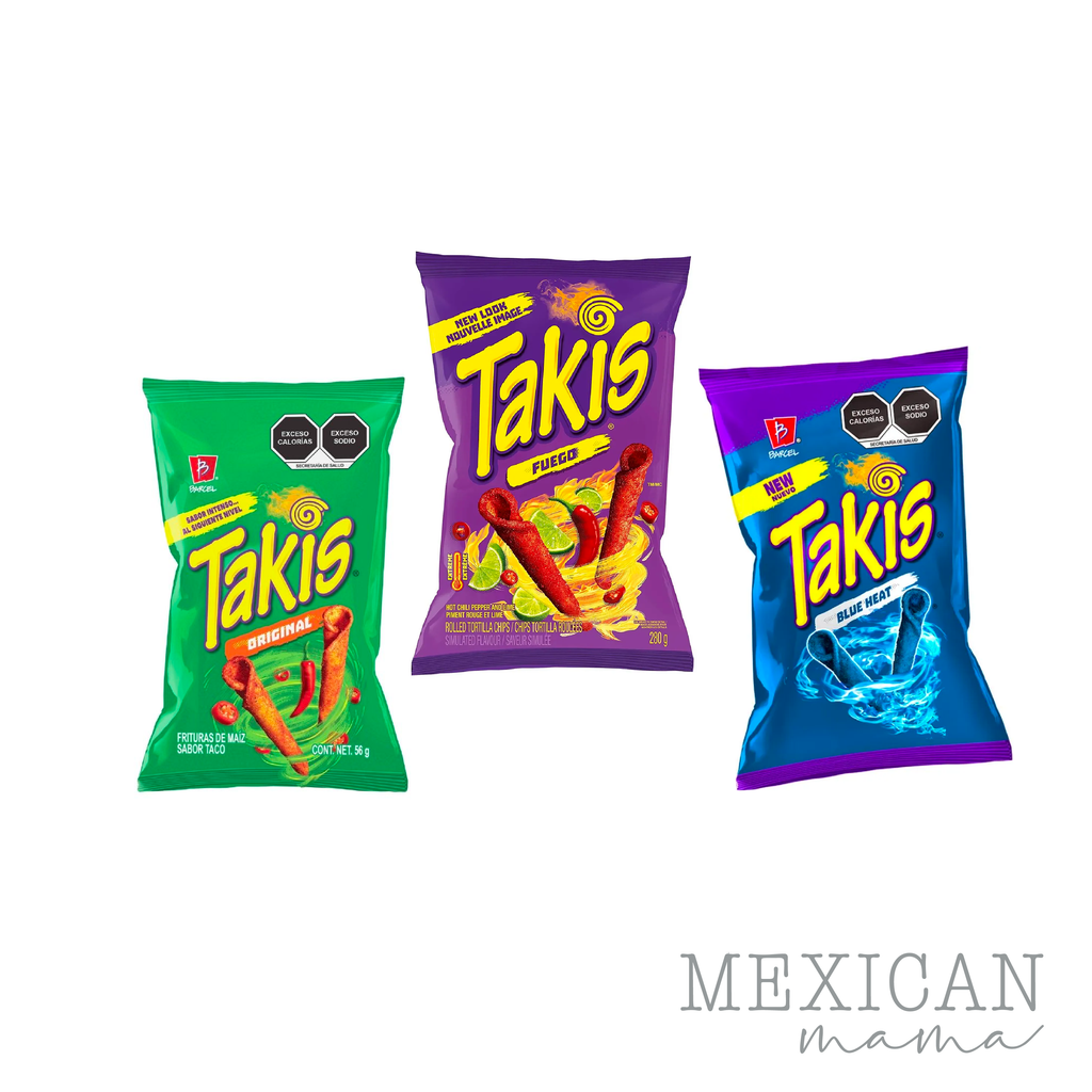 Takis Fuego Mexican chips BARCEL, 4 Bags (70 G EACH) – SnacksMexico
