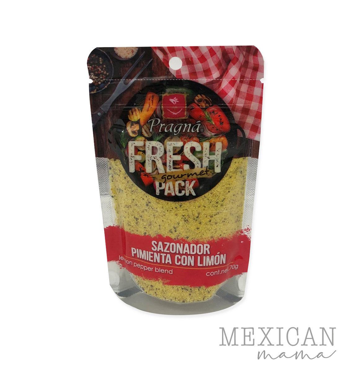 Pragna Lemon & Pepper Seasoning 70g – Mexican Mama